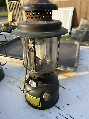 #ad Vintage Coleman Military Gas Lantern Dated 1984 US SMP Made in USA $125.00