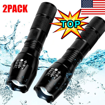 #ad #ad Flashlights High Lumens Rechargeable LED Flashlight Super Bright Tactical Flash $6.99