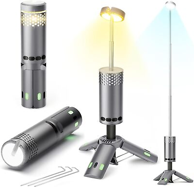 #ad Telescopic Camping Light Portable Outdoor Rechargeable Camping Lantern LED $48.99