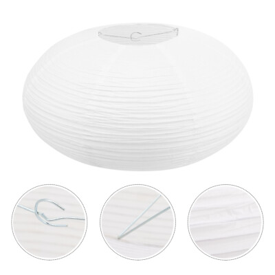 #ad White Paper Lanterns for Indoor Outdoor Decor PQ $14.71