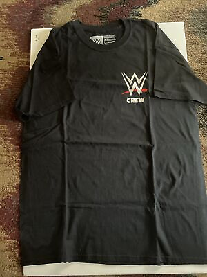 #ad WWE 2018 TOUR TSHIRT OFFICIAL quot;CREW TSHIRT#x27;quot;NEVER WAS WORN ADULT LARGE RARE $25.00