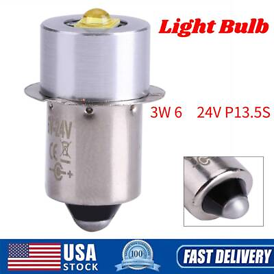 #ad #ad 5W 23x9mm LED Lamp Flashlight Replacement Bulb Torche Light 6 24V Work Light*2 $10.99