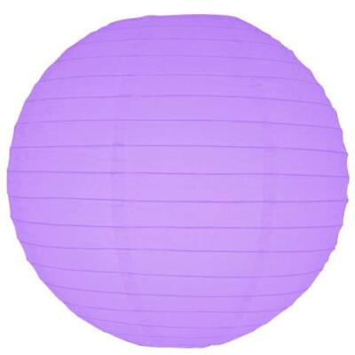 #ad LANTERNS AND MORE 43243 Purple Round Paper Lanterns 12 Inch $1.99