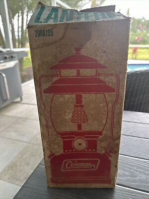 #ad Coleman Single Mantle Gas Lantern Model 200A – January 1974 With Box Low Low Use $225.00