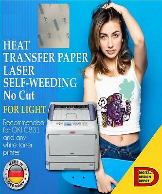 #ad #ad Heat Transfer Paper Light fabric Free Style Laser TRIM FREE A3 Heat Press #1 $85.99