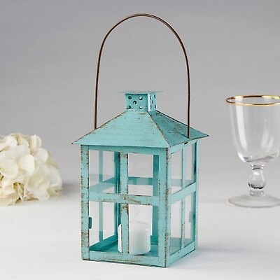 #ad Garden Candle Lantern Vintage Outdoor Table Decoration Ornament Hanging Holder $39.47