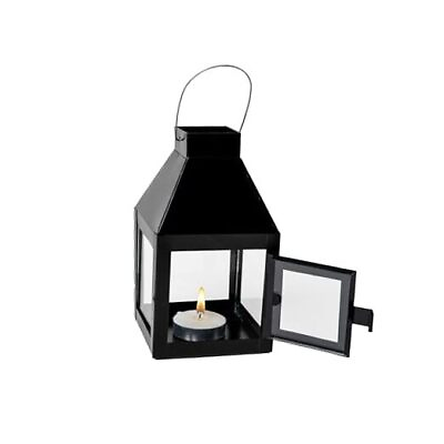 #ad Black Metal Lanterns Candle Holder by Rely for Indoor amp; Outdoor Decor $21.31