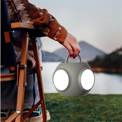 #ad USB Portable LED Flashlight Rechargeable Camping Tent Light Lantern Lamp Outdoor $34.50