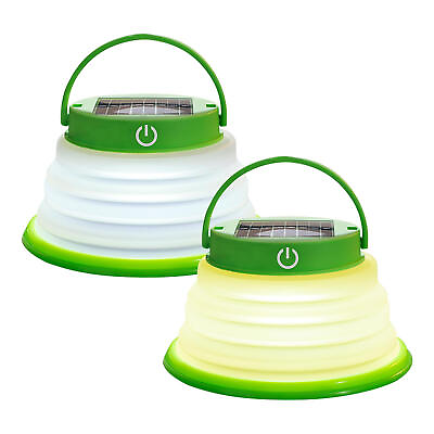 #ad Solar Light Foldable Waterproof Camping Lantern Led Rechargeable Night Lamp $16.37