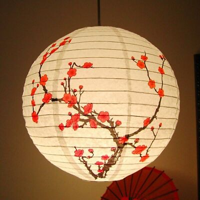 #ad Hanging Lantern Home Party Events Decoration Vintage Style Round Paper Lanterns $32.99