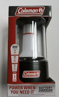 #ad Coleman 800 Lumens LED Lantern with Battery Guard amp; 3 Light Modes Brand New $29.50