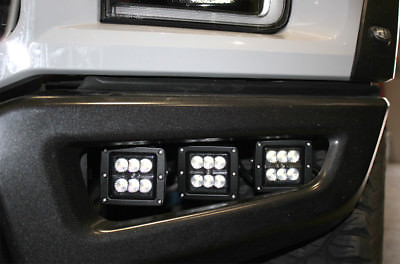 #ad 2PC Brackets with Fog Light LED and Mount kit for 2015 18 Ford F150 Raptor Truck $294.95