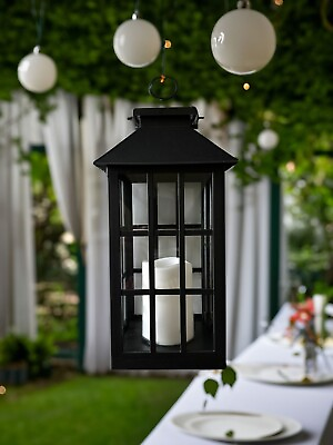 #ad Waterproof Solar Lantern Hanging LED Light Outdoor Patio Garden Lamp Decor USA $18.90