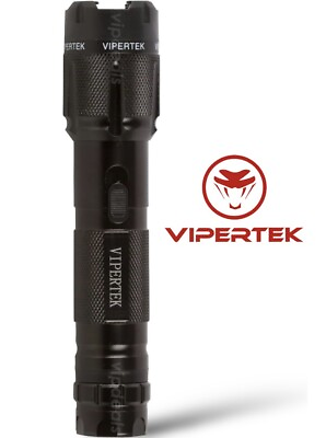 #ad Genuine Vipertek Metal 650BV Rechargeable Stun Gun with LED Light $28.89