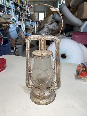 #ad Vintage Antique Dietz Monarch NY USA Globe Railroad Barn Lantern Lamp $49.95