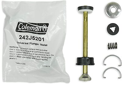#ad Coleman Universal Plunger Metal Part #: 242J5201 ; 4 Inch Long Plunger Pump Repa $14.99