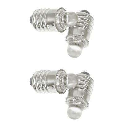 #ad 2pcs Replacement Led Flashlight Bulb Screw Base Light Bulbs Replacement Bulb $10.67
