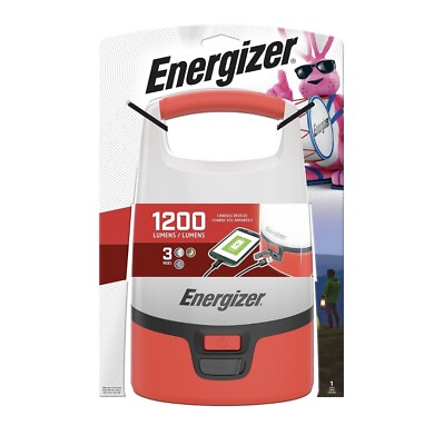 #ad Energizer 1200 lm Red White LED Standing Lantern $21.99