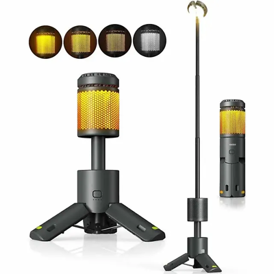 #ad LED Outdoor Camping Lantern UBS Rechargeable Adjustable Color Temperature Outd $87.99