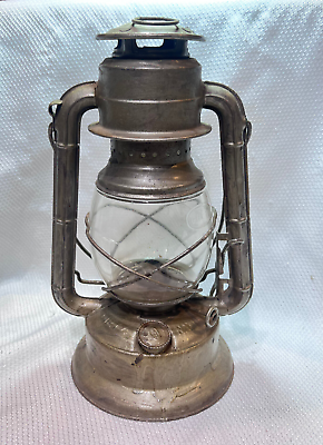#ad Vtg Dietz NY USA Little Wizard Kerosene Fuel Lantern Repainted Primitive Lamp $79.95