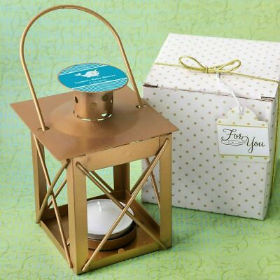 #ad 8 70 Personalized Gold Candle Lantern Outdoor Wedding Shower Party Favors $59.50