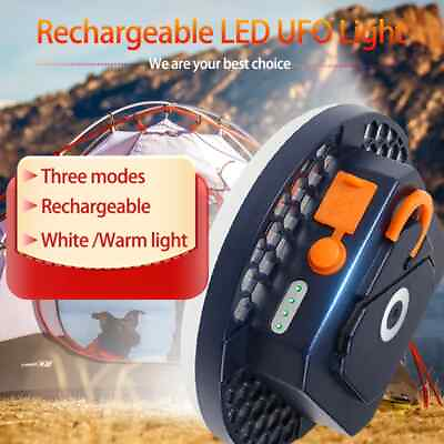 #ad Light Rechargeable Lantern Portable Emergency Light Camping Bulb Lamp New $44.69