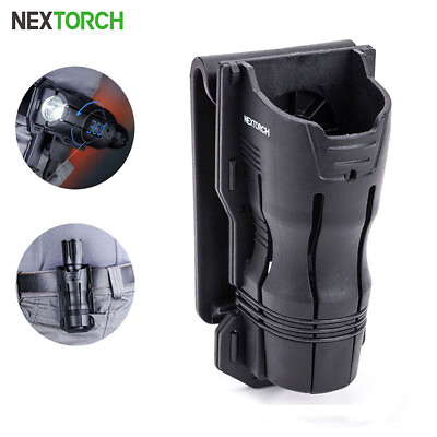 #ad NEXTORCH Pouch Angle Rotatable Duable Belt Holder Tactical Flashlight Holster $16.99