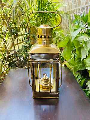 #ad Brass Oil Lantern Nautical Maritime Ship Oil Lamp Boat Light Lantern Home amp; Offi $89.00