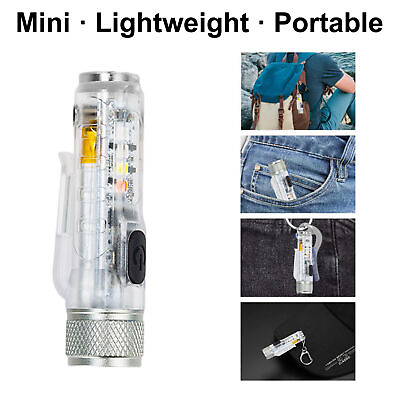#ad Keychain Flashlight Magnetic Base Multipurpose Outdoor Camping Led Flashlight $10.02