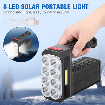 #ad Super Bright 12000000LM Torch LED Flashlight USB Rechargeable Tactical lights US $10.59