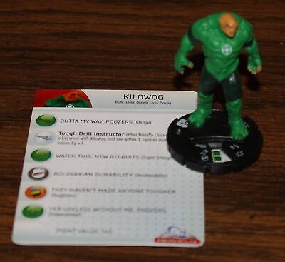 #ad Heroclix Green Lantern Movie Set Kilowog Figure 003 $1.76
