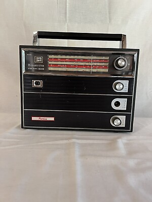 #ad Vintage 1960#x27;s Peerless 15 Transistor FM AM 5 Band Radio Unknown Model $19.99