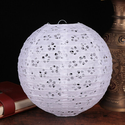 #ad 6 Pcs Chinese Paper Lantern Decorative Paper Lantern Paper Lanterns Wedding $10.85