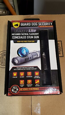 #ad Guard Dog Security Stun Gun Rechargeable Tactical Flashlight Black $29.00