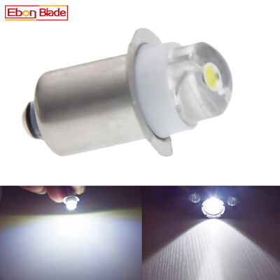 #ad P13.5S 1.5V 2.2V 2.4V 3V LED Upgrade Bulb White Replac Torches Flashlight Lamp $4.99