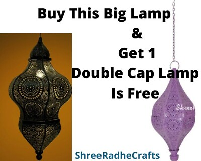 #ad #ad Moroccan Lantern Lamp Shades Lighting Turkish Hanging Lamp Hole Seljuks Pattern $189.99