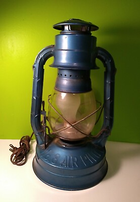 #ad Dietz Little Wizard Lantern Converted To Electric Color Is Blue And Mauve. $39.99