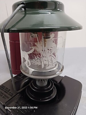 #ad #ad Vintage Coleman Propane Lantern Special Hunting Fishing Picture Glob amp; Case 2 94 $38.00