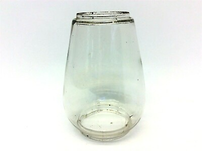 #ad Clear Glass Unbranded Barn Lantern Lamp Shade Globe Original Part $40.00