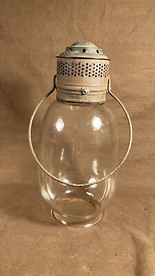 #ad Antique 1800s Glass Globe for Railroad Westlake Lantern ? $85.00