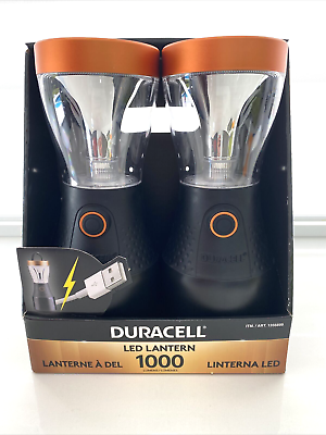 #ad Duracell Led Lanterns 1000 Lumens W usb Connection 2 Pack $15.20