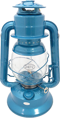 #ad #ad Dietz #30 Little Wizard Oil Lamp Burning Lantern Blue Small Tank $62.80