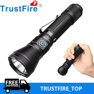 #ad Trustfire 1800 Lumen LED Tactical Hunting Flashlight EDC USB Rechargeable IP68 $30.59