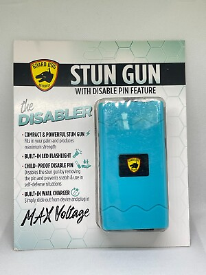 #ad Guard Dog Security Stun Gun With Disabler Pin Feature Max Voltage $19.99