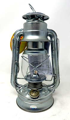 #ad Dietz Original #76 Oil Lamp Burning Lantern Nickel Plated $53.99