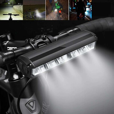 #ad Waterproof Super Bright LED Bike Light USB Rechargeable Bicycle Front Headlightamp; $15.99