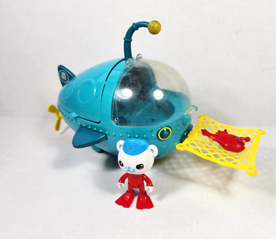 #ad Octonauts Gup A amp; Captain Barnacles with Lantern Fish Complete w Net Mattel $24.98