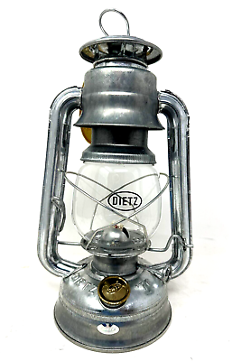 #ad Dietz Original #76 Oil Lamp Burning Lantern Galvanized $40.99