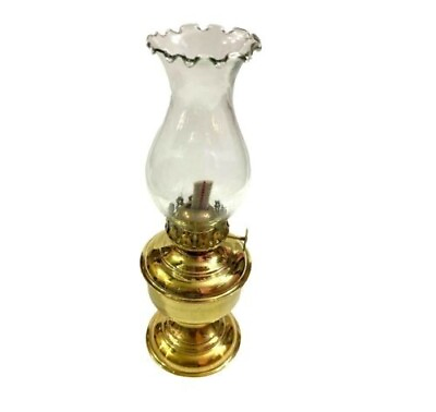 #ad Nautical Brass Vintage Maritime Hurricane Oil Lantern Home Decor Oil Lamp Light $61.64