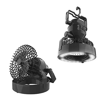 #ad LED Lantern 2 in 1 Battery Powered Fan and Lantern Outdoors Portable Fan $24.29